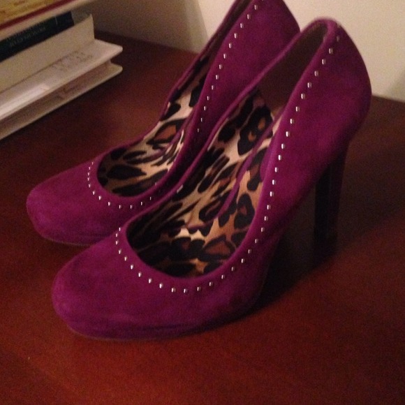 Purple Jessica Simpson heels