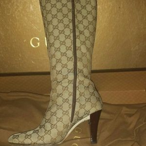 🚨NEGOTIABLE🚨 Authentic Gucci Canvas Boots