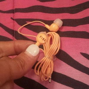 victorias secret pink ear buds