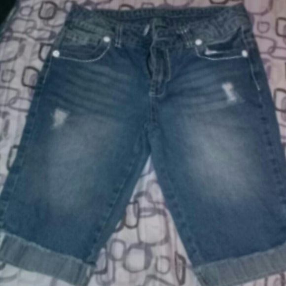 Girls Bermuda Jean Shorts