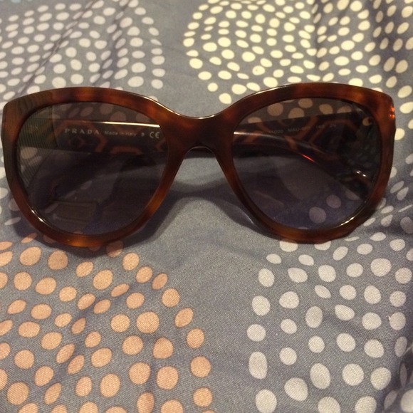 Prada Tortoise Shell  Sunglasses