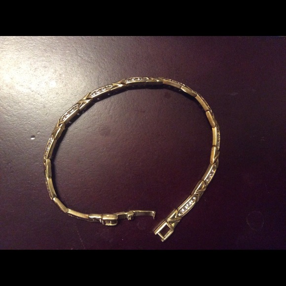 Reserved 14k gold CZ Bracelet.
