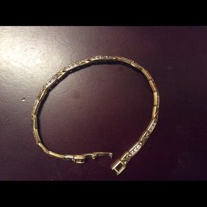 Reserved 14k gold CZ Bracelet.