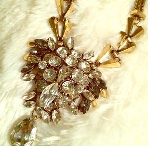 Vintage Inspired Brooch Necklace