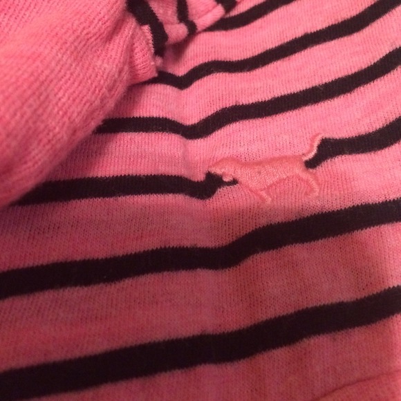 SALE Striped Victoria Secret Pink Shirt - Picture 3 of 4