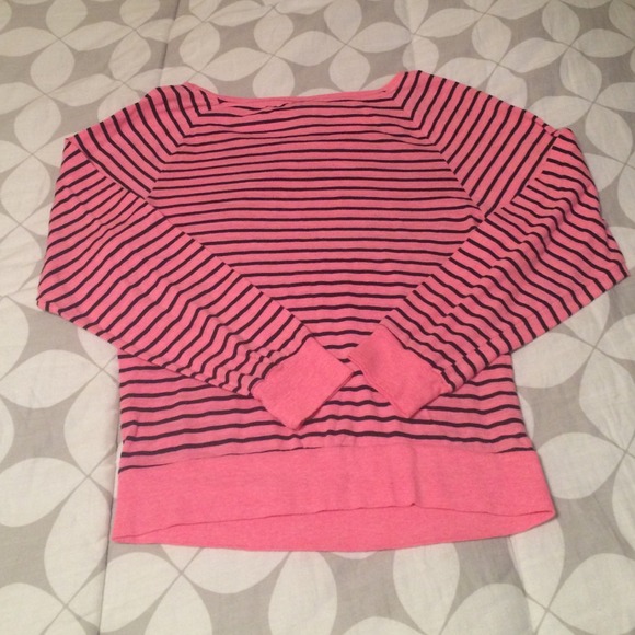 SALE Striped Victoria Secret Pink Shirt - Picture 4 of 4