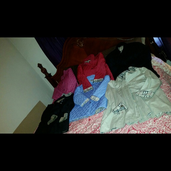 Just Some of my Burberry coat collection
