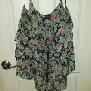 **Bundle for @hokusmama** +lace & teal fringe top