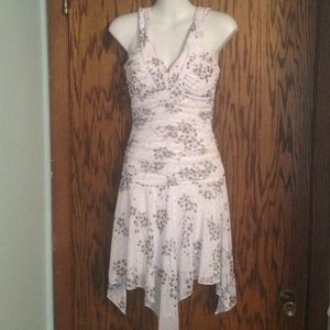 Sparkly white homecoming dress