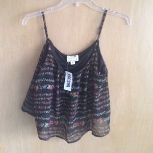 Cute whimsical crop top