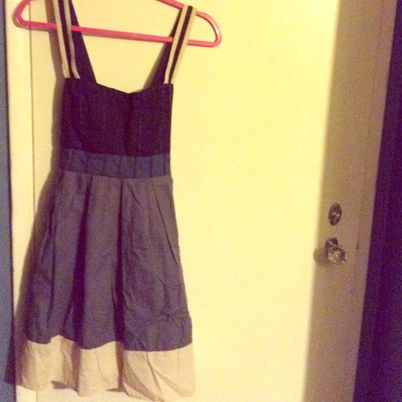 Multi color-block dress