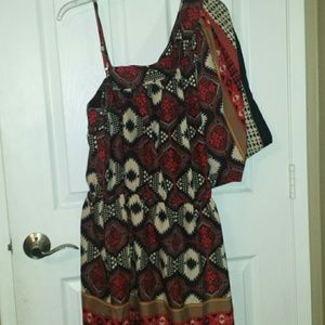 Aztec print inspired dress