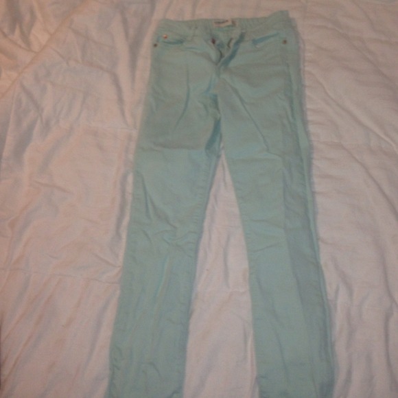 Light blue skinny jeans