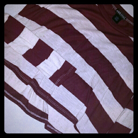 Wet Seal-longsleeve, striped shirt. Flowy.