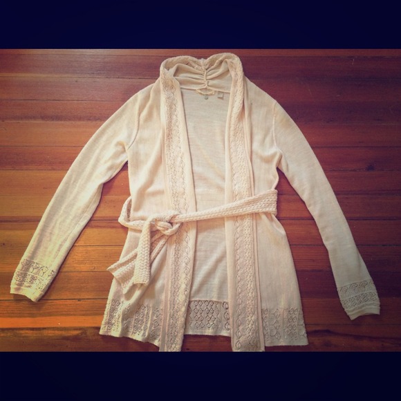 knitted and knotted cosette cardigan
