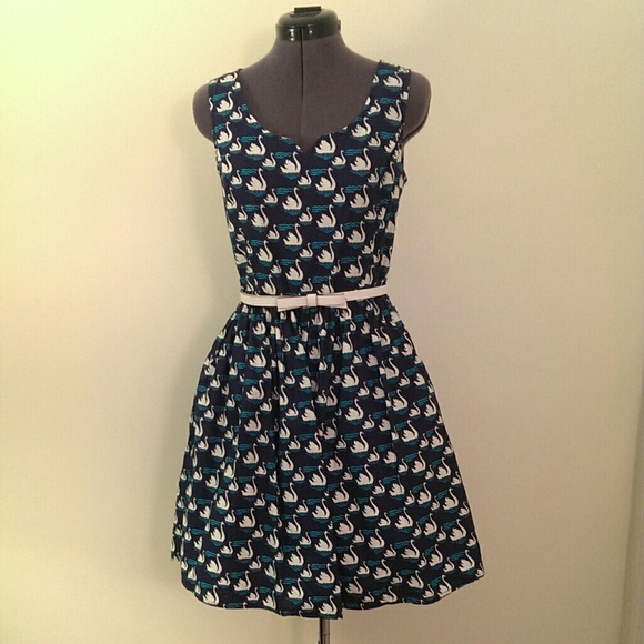 Modcloth "Never Had Swan Like You" Dress