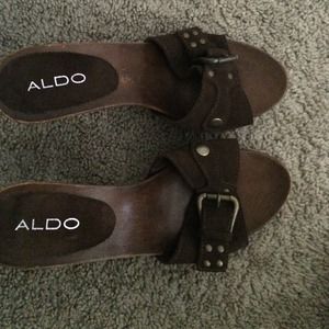 Open toe high heel sandals