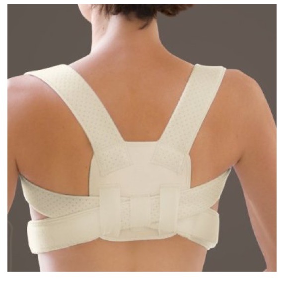Posture correcting back brace
