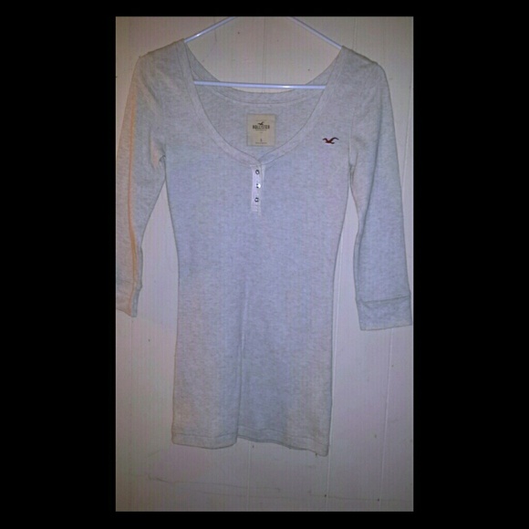 Tan Hollister shirt