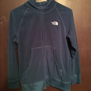 Boys fleece north face lightweight jacket