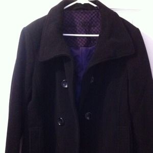 Steve Madden Peacoat in black