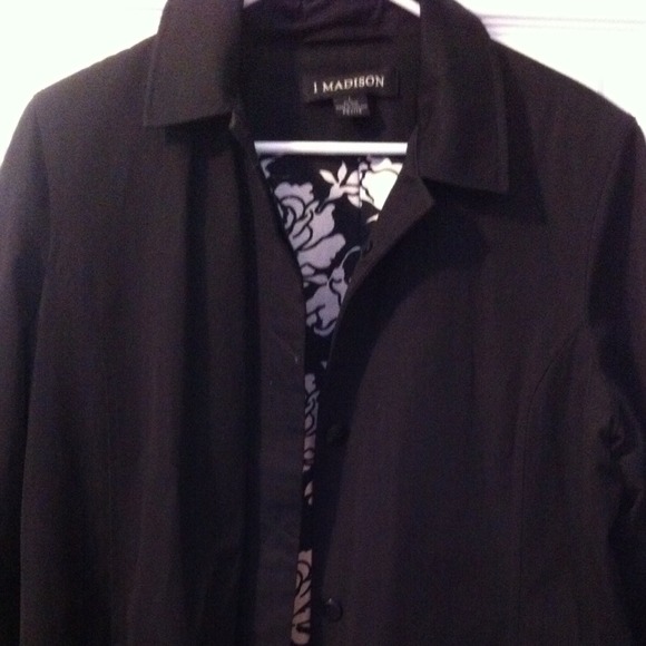 Black tench coat