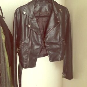Brandy Melville leather jacket