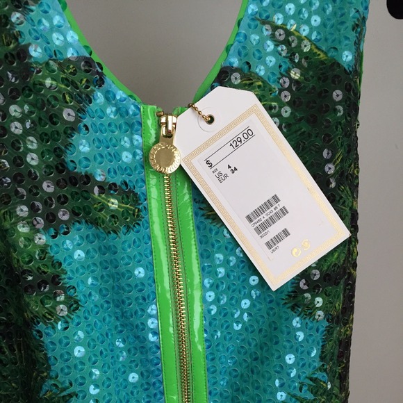 versace tropical dress