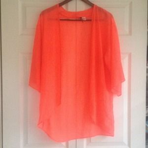 H&M sheer swim cover up