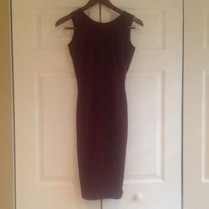 Deep Burgundy Holiday Dress