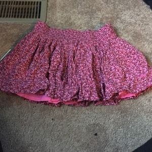 pink skirt