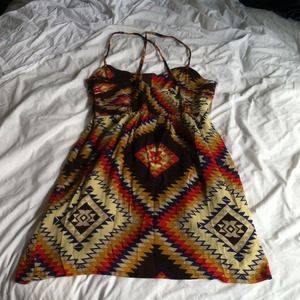 billabong tribal printed dress [FIRM]