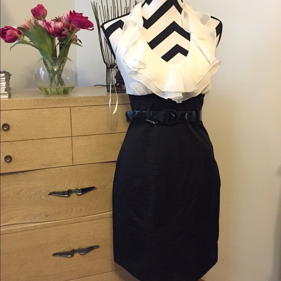 Sequin Hearts Dresses & Skirts - 🌟sale🌟 NWT Black and White Halter Dress