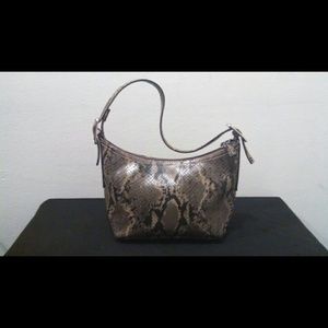 NWOT Liz Claiborne Faux Snakeskin Purse