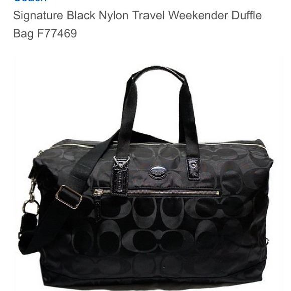 Authentic Coach duffle bag