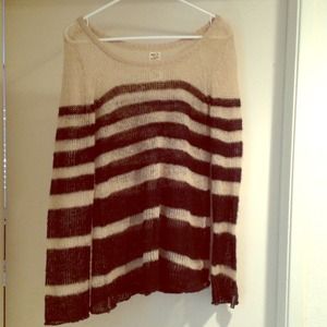 A billabong knit sweater.