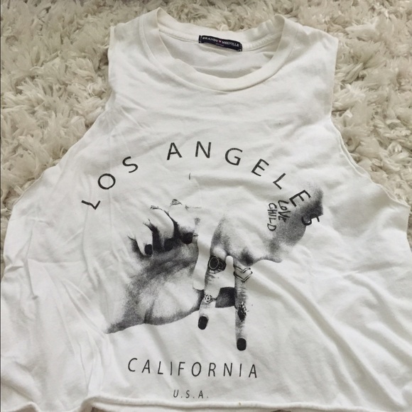 Brandy Melville Los Angeles muscle tee