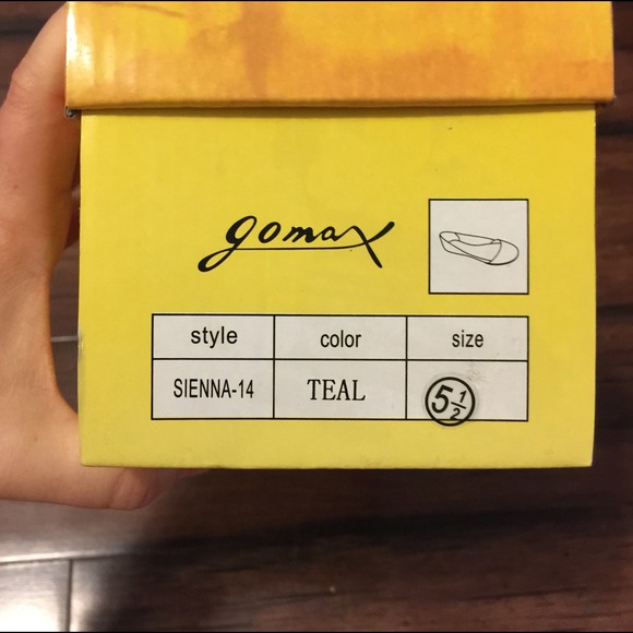 NWT Teal Canvas Espadrille Flats - Picture 3 of 3