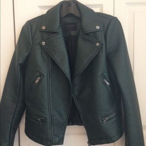 TODAY ONLY ZARA GREEN LEATHER $50 PAYPAL ONLY.
