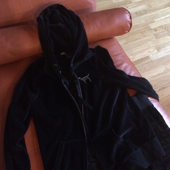 Black velvet VS jacket and pants.