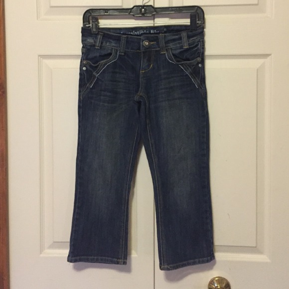 Denim capris