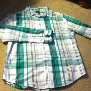 HAWK  plaid button up