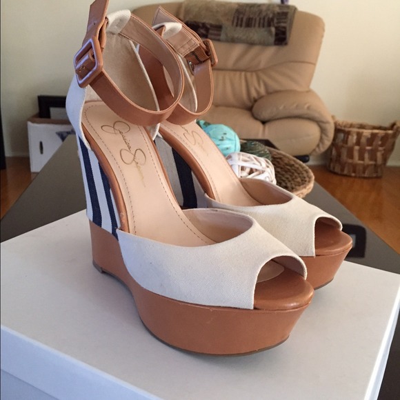 Jessica Simpson wedges