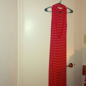 Arden B. Halter Open Back Dress