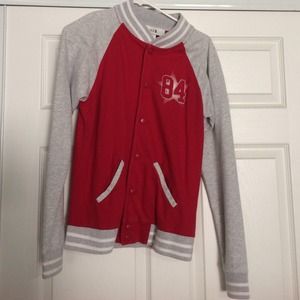 Cotton varsity jacket.