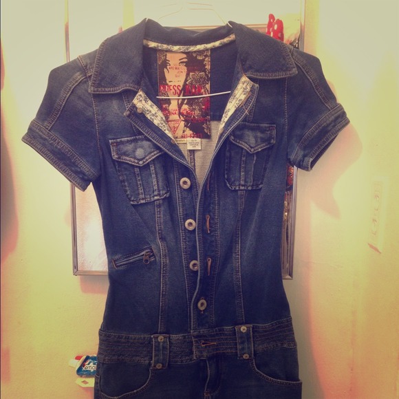 Guess Denim skirt jumpsuit