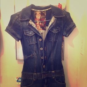 Guess Denim skirt jumpsuit