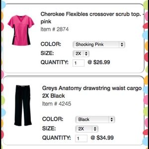 3 new scrub pant/1 top 💕