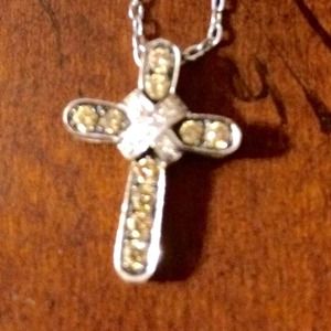 Levian Chocolate cross necklace