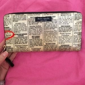 Kate spade zip wallet